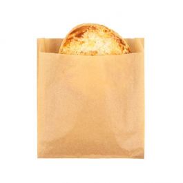 Greaseproof Bags Kraft 152x29x165mm - 100 pcs