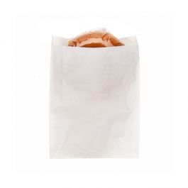 Greaseproof Bags White 171x29x229mm - 100 pcs