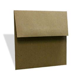 Envelopes Brown 127x127mm - 50 pcs