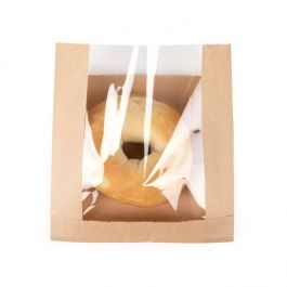 Kraft Bags 159x29x165 mm With Side Gussed - 100 pieces