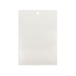 Kraft Bags White Eco-fiendly 102x152 mm Sealable - 100 pieces
