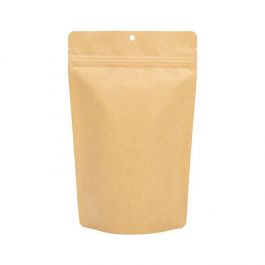 Stand Up Pouches Kraft | Hanghole | 225 grams | 149x89x232mm - 100 pcs