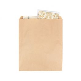 Merchandise Bags Kraft 251x314mm - 100 pcs