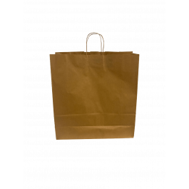 Paper Carry Bags Brown 450+170x480mm - 50 pcs