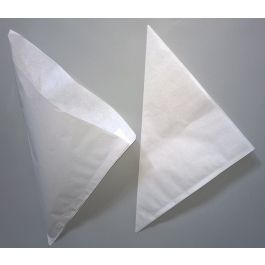 Eco Paper Cone Bags Greaseproof 125 grams 190mm - 100 pcs