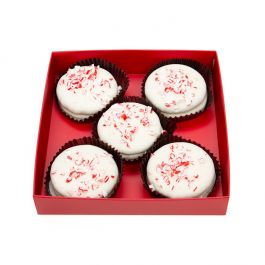 Red Kraft Gift Boxes Bottom 130x25x133mm -25 pieces