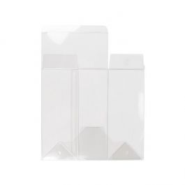 rPET Crystal Clear Pop & Lock Box 137x76 x187 mm - 25 pieces