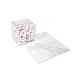 rPET Crystal Clear Pop & Lock Box 76 x76 x76 mm - 25 pieces