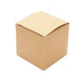 Kraft Pop & Lock Box 50x50x50mm - 25 pcs