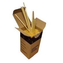 Eco straws of straw, longdrink 200mm x ⌀ 3-6mm - 250 pcs