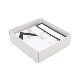 Matte White Paper Box Bottom 80 x 25 x 85 mm -25 Pieces