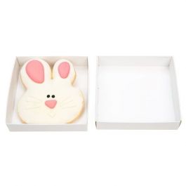 White Kraft Gift Boxes Bottom 10.5x2.5x10.8cm - 25 pcs