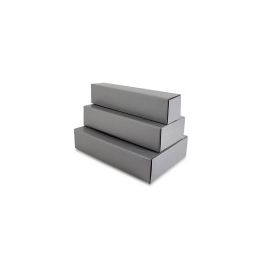 Wine bottle boxes 16x8x36cm Silver - 50 pcs