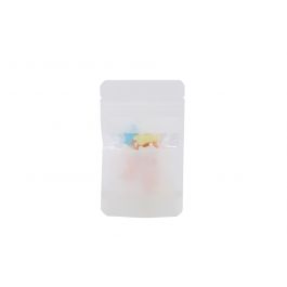 Stand Up Pouches White Kraft | 28 grams | 80x50x130mm - 100 pcs